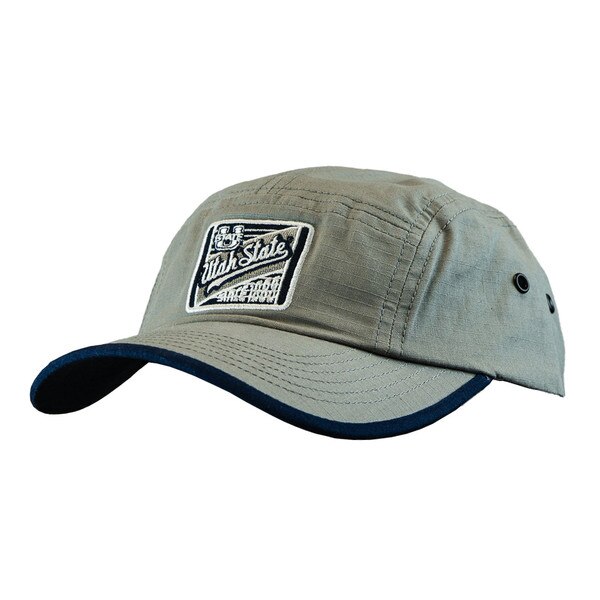 Utah State Since 1888 Gray with blue trim structured cap